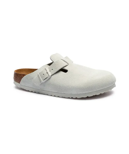 Кожаные мюли Boston SFB Narrow fit Birkenstock, белый