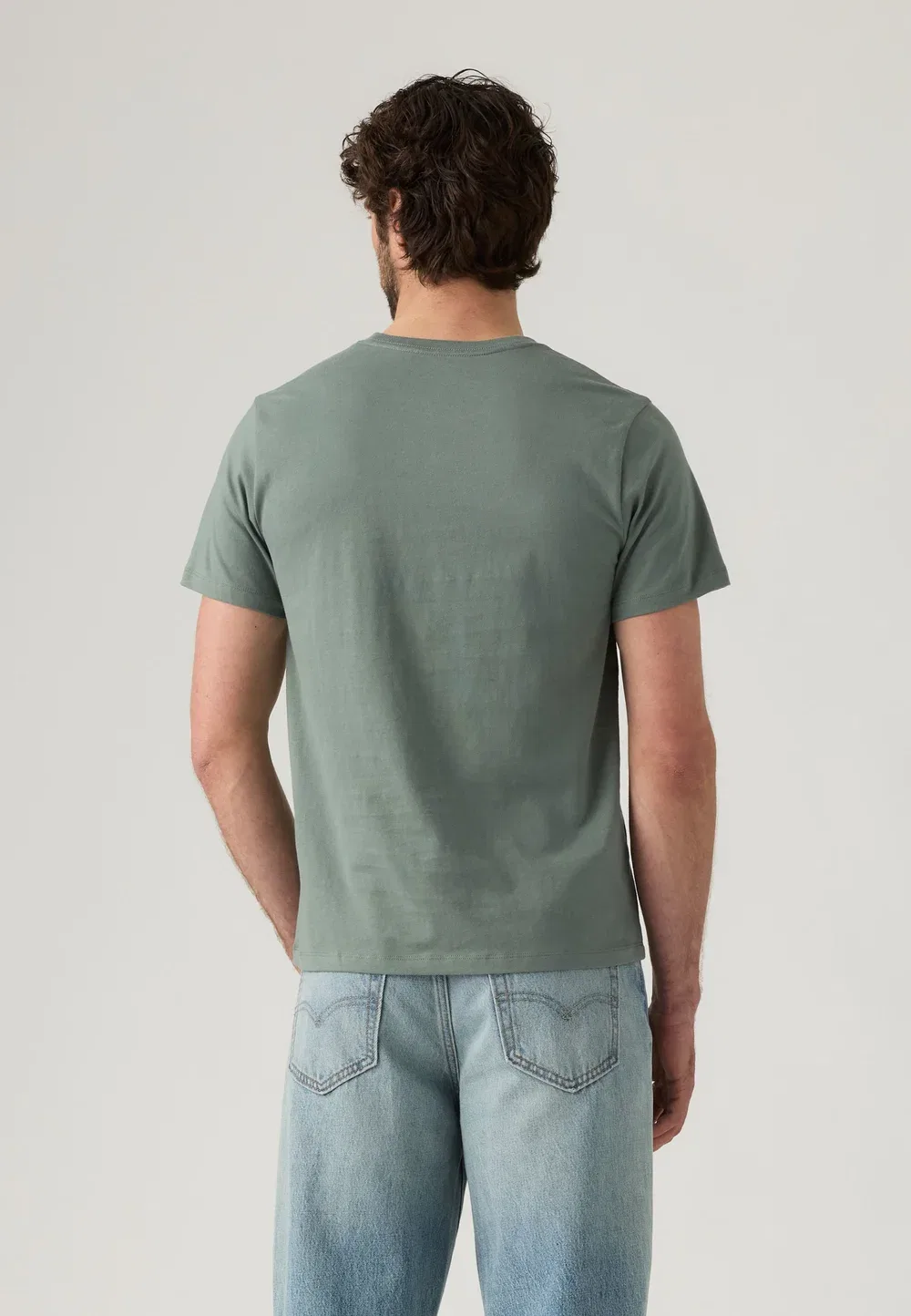 Оригинальная футболка - базовая футболка Levi'S, Chinois Green — фото 3