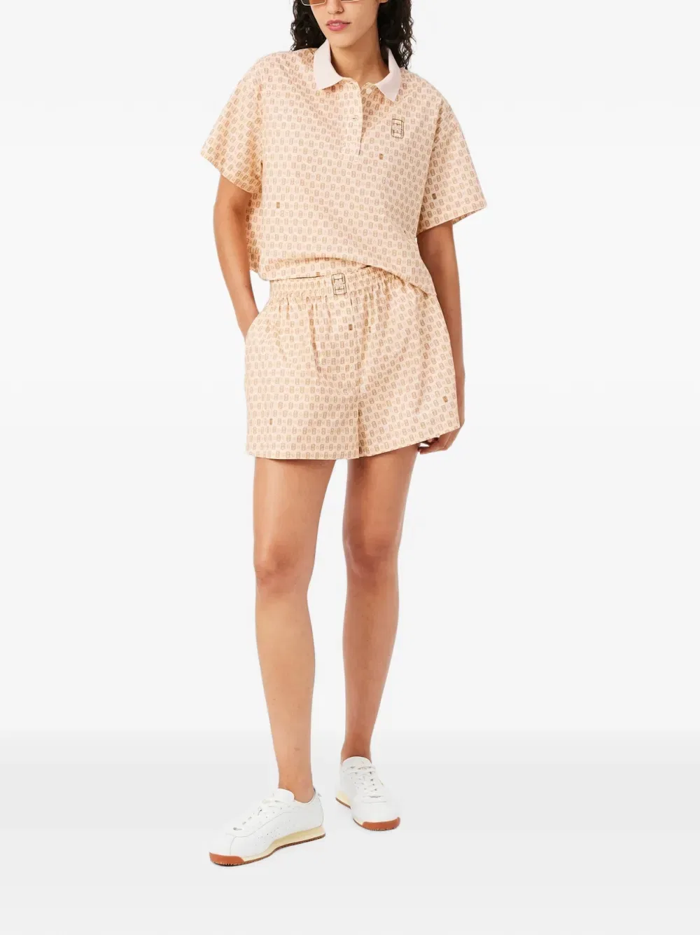 Шорты короткие Lacoste, розовый — фото 3