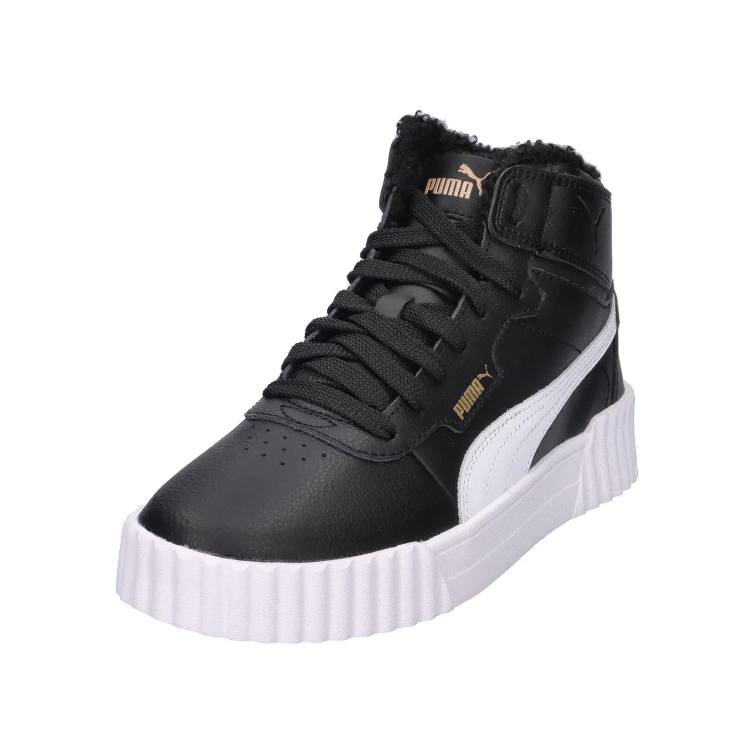 Детские кроссовки с высоким верхом Carina 3.0 Mid WTR Jr, Puma, Schwarz — фото 4