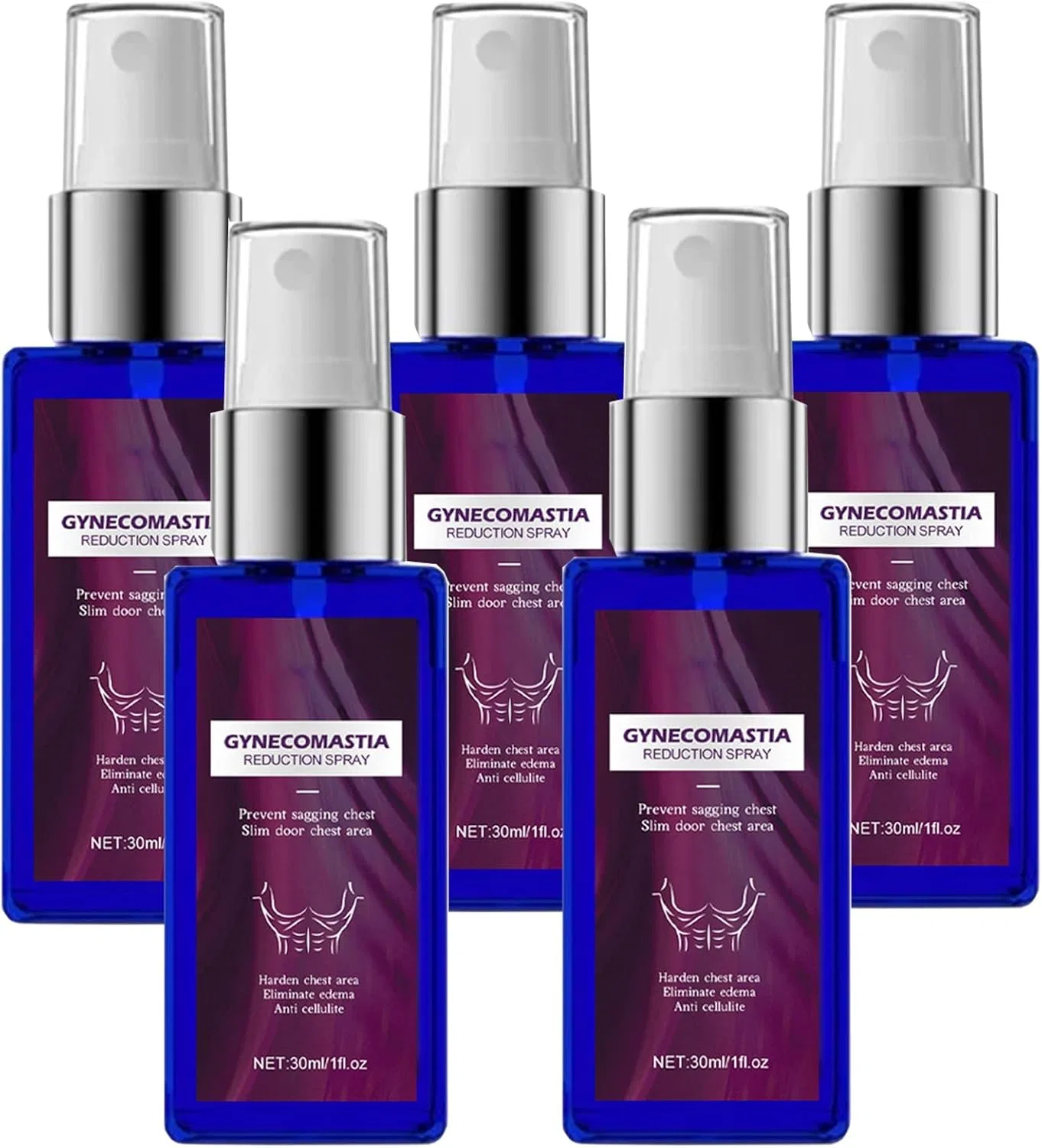 Антицеллюлитный спрей DUBUSH, 5 шт, 30ml