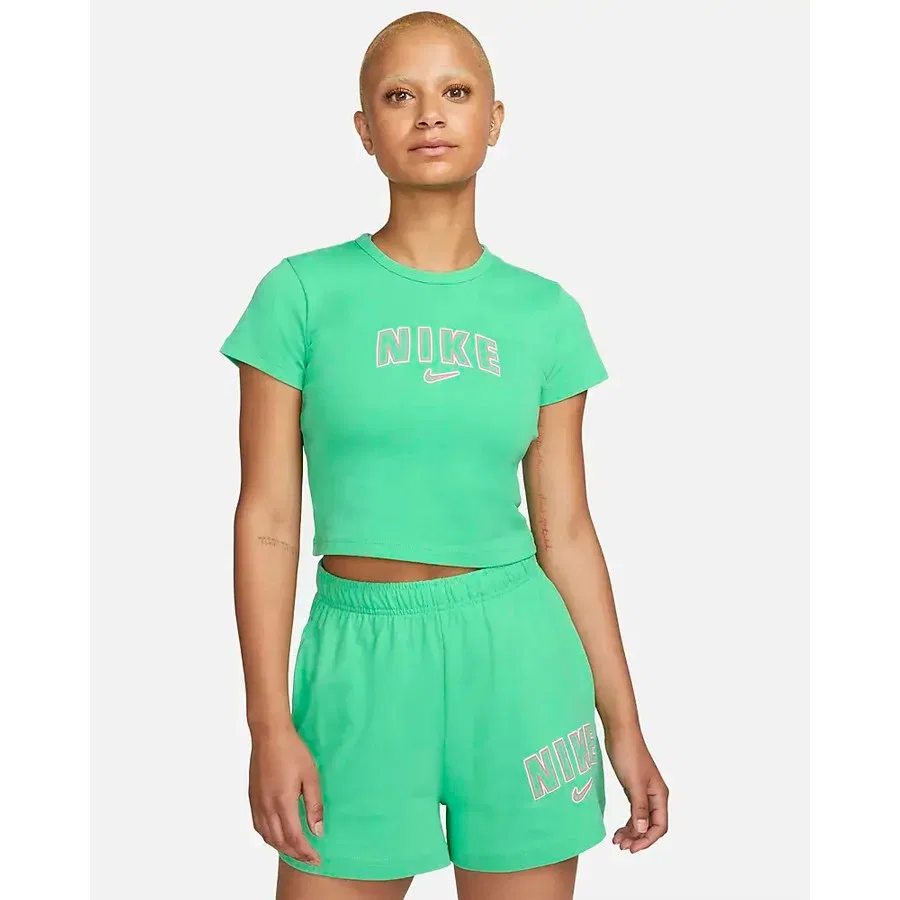 Футболка спортивная с коротким рукавом Nike Sportswear Graphic, Зеленый — фото 3