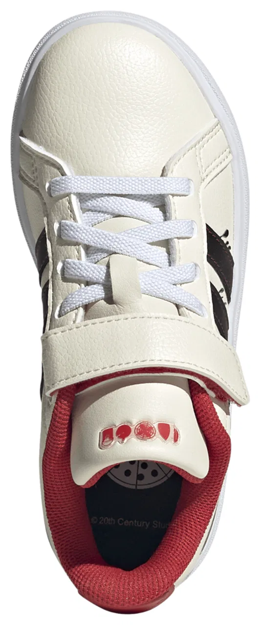 Кроссовки для мальчиков Disney Home Alone Grand Court Adidas, цвет Cream White/Core Black — фото 4