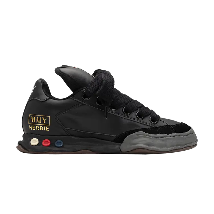 

Кроссовки Maison Mihara Yasuhiro Herbie Puffer OG Sole Leather Low 'Black', черный
