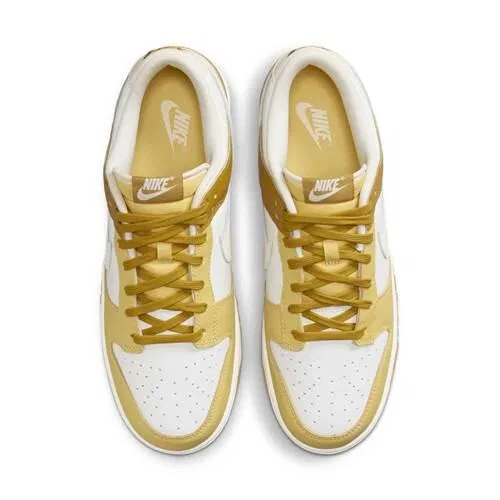 Детские кроссовки с ретро-дизайном Nike Dunk Retro Gelb, Perlgrau Mandelgrun Beige — фото 2