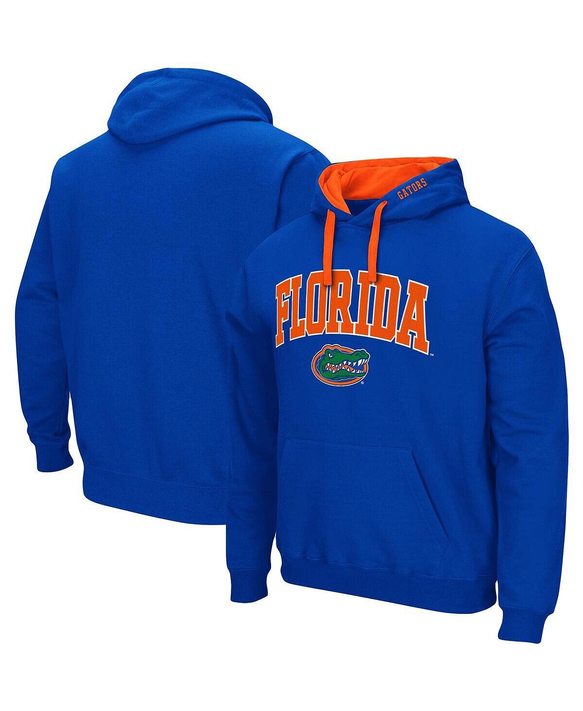 

Мужская толстовка с капюшоном royal florida gators big and tall arch & logo 2.0 Colosseum