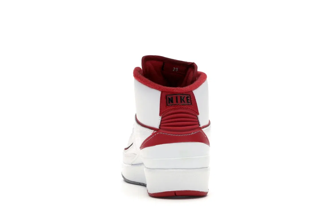 Детские кроссовки Lifestyle Jordan 2 Retro Jordan, White/Black-Varsity Red-Cement Grey — фото 4