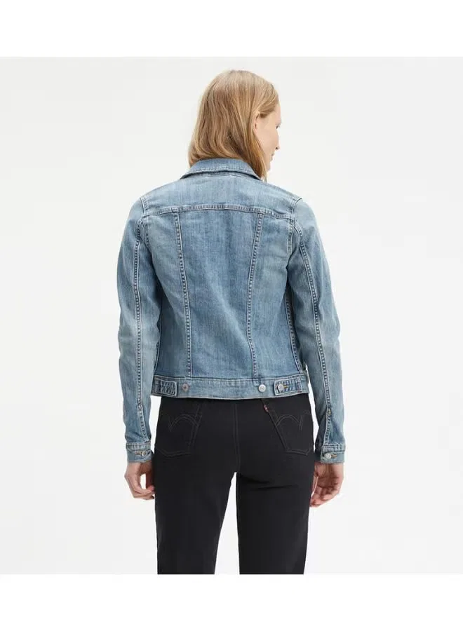 Джинсовая куртка-тракер Original Trucker Levi'S, индиго — фото 2