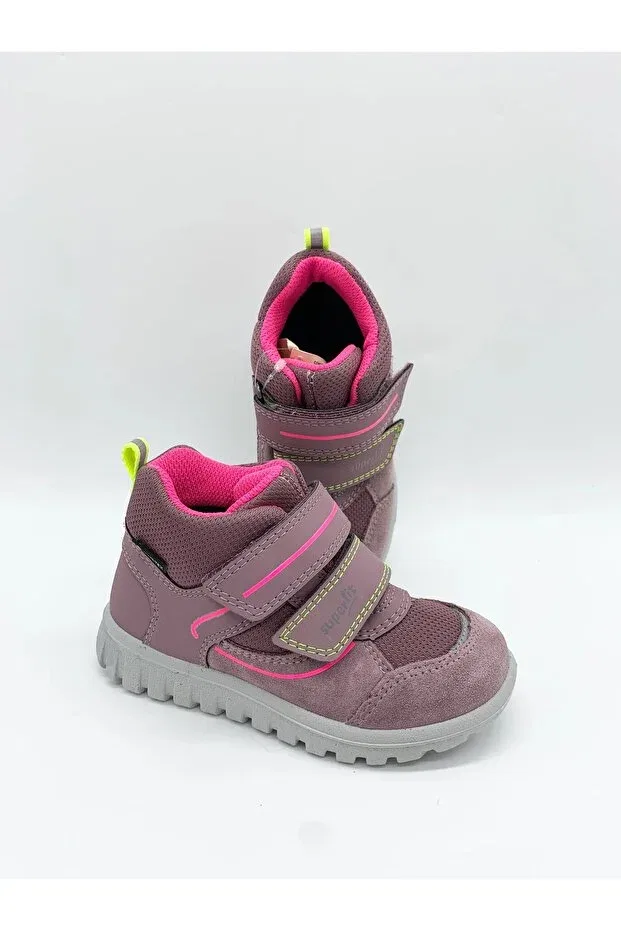 Детские ботинки для девочек на липучках Sport7 grotex mini Superfit, Lilac
