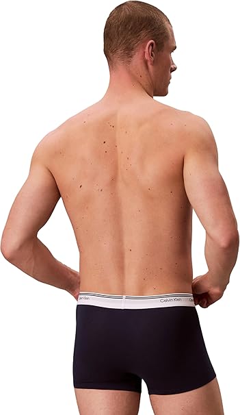 Комплект трусов Calvin Klein Boxer Logo Band, 3 предмета, синий — фото 2