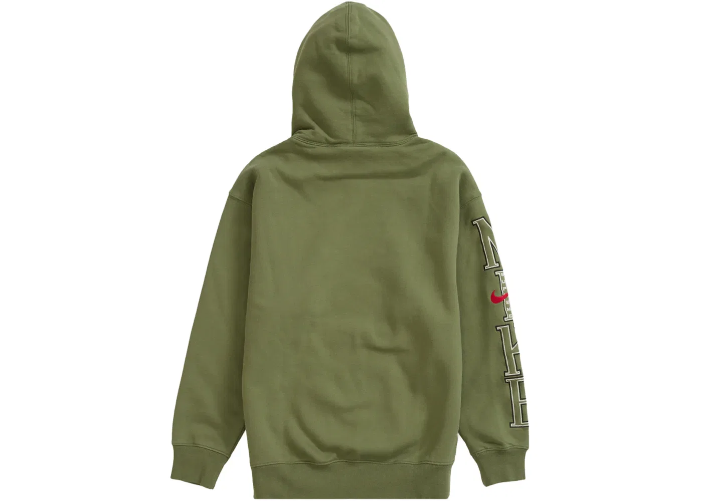 Мужская худи Supreme Nike, Olive — фото 3