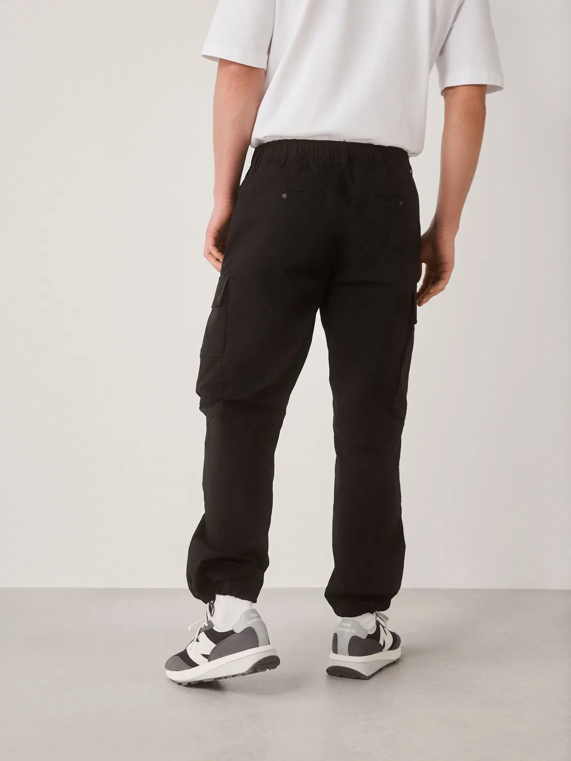 Брюки карго утилитарные, Regular Tapered Fit Next, черный — фото 2