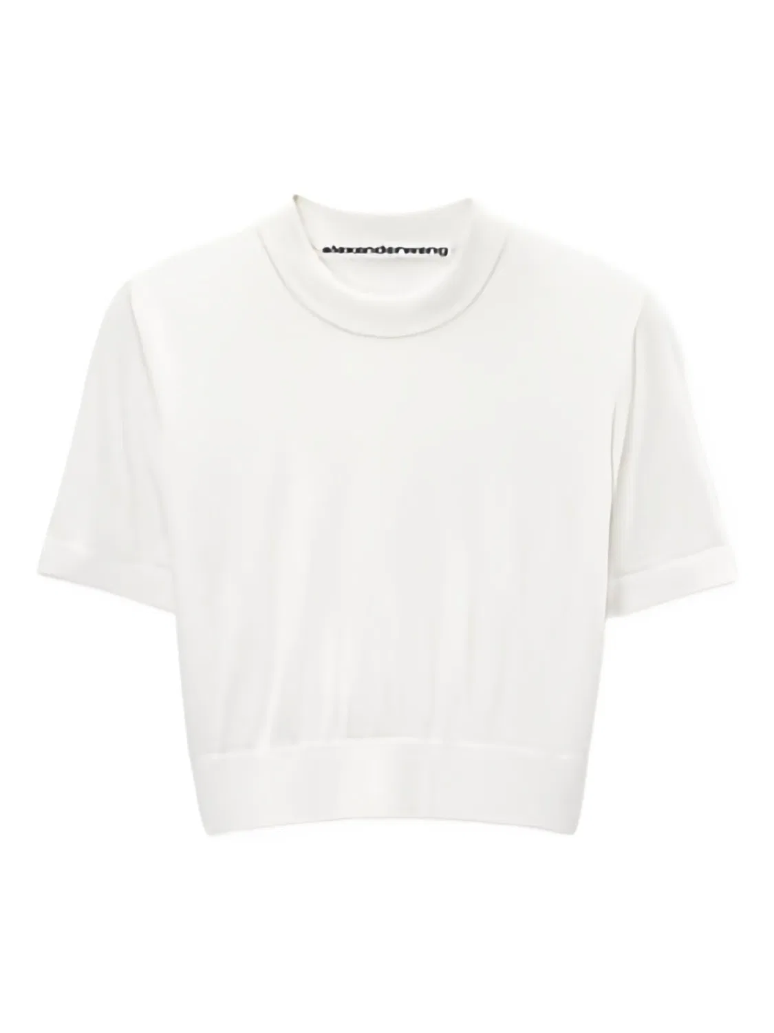 Alexander Wang Топ укороченный белый