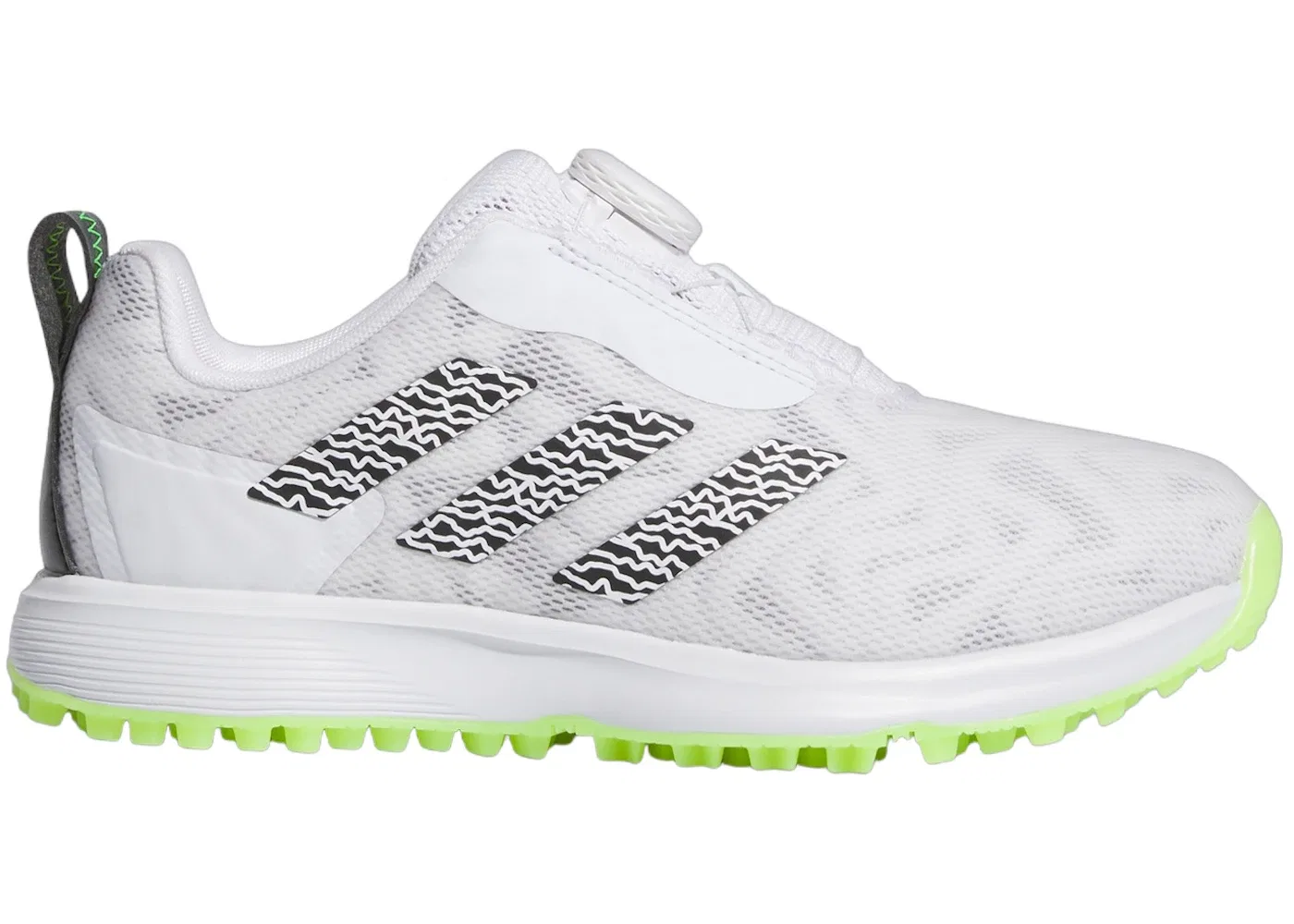 Детские шиповки с системой BOA Adidas Codechaos BOA 25, Cloud White Core Black Lucid Lemon