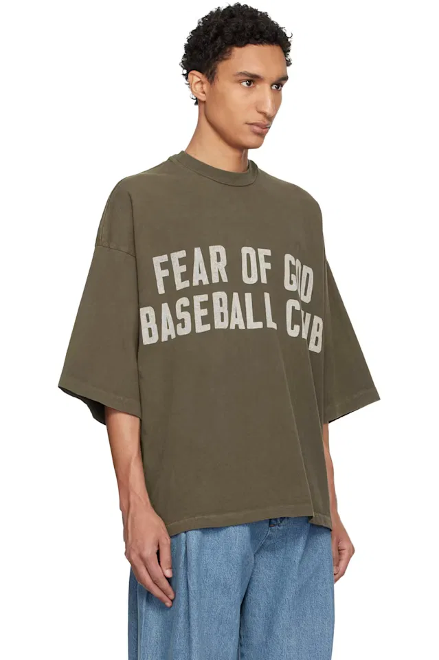 Футболка бейсбольного клуба Коричневый Fear Of God — фото 2