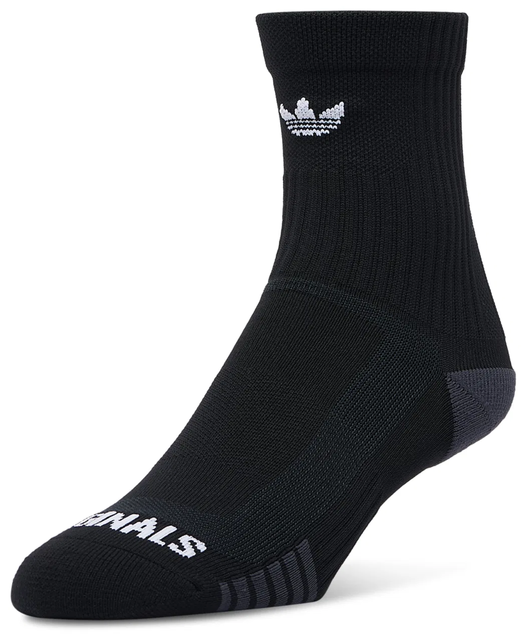 Мужские носки Trefoil 3 Pack Tech Quarter Socks Adidas, цвет Black/Multi — фото 3