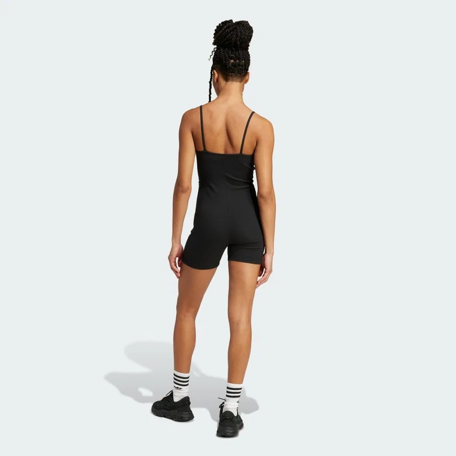 Женский топ-боди Rib без рукавов adidas Originals, Черный — фото 2