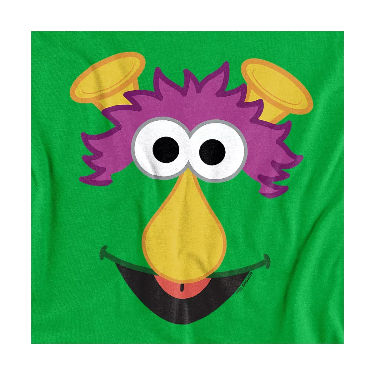 Детское боди с коротким рукавом Sesame Street, Kelly Green — фото 2