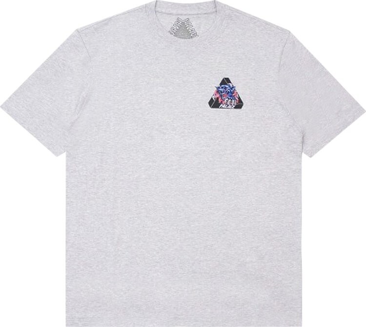 

Футболка Palace Ripped T-Shirt 'Grey Marl', серый