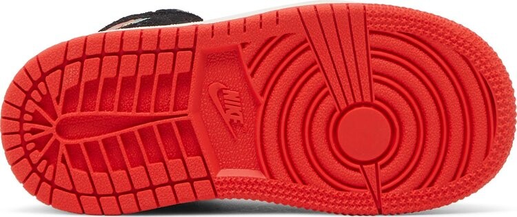 Кроссовки Air Jordan 1 Mid SE TD SiEMPRE Familia, черный — фото 4