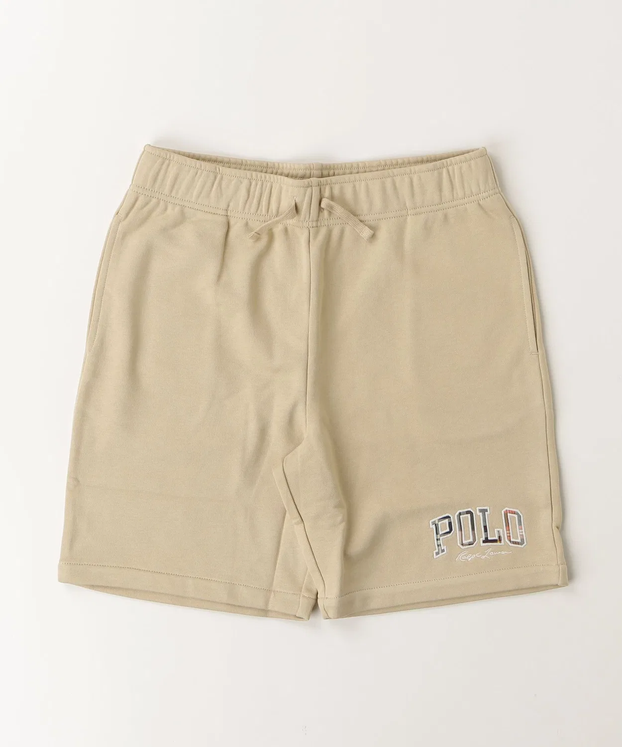 POLO RALPH LAUREN CHILDRENSWEAR Детские шорты из футера с принтом Polo Ralph Lauren, Natural — фото 3