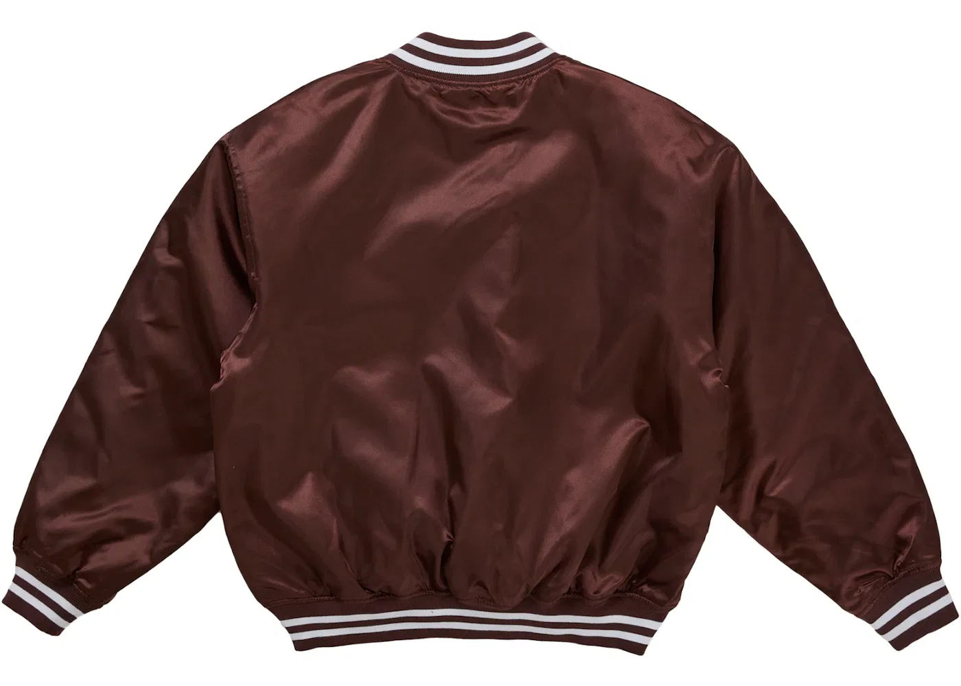 Мужская куртка-бомбер из сатина с принтом Supreme Champion Jacket, Brown — фото 3