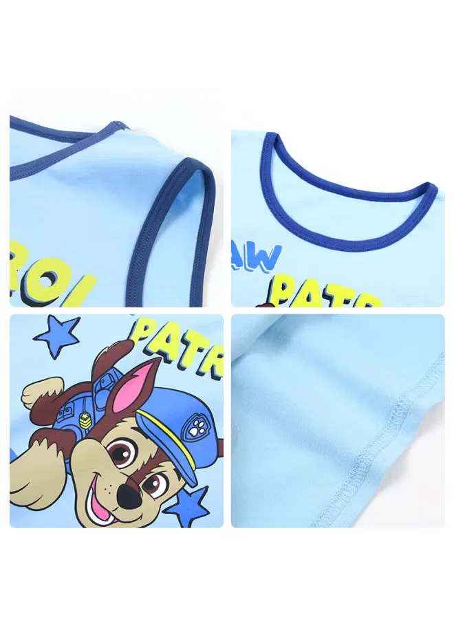 Майка детская без рукавов с принтом Paw Patrol, белый — фото 4