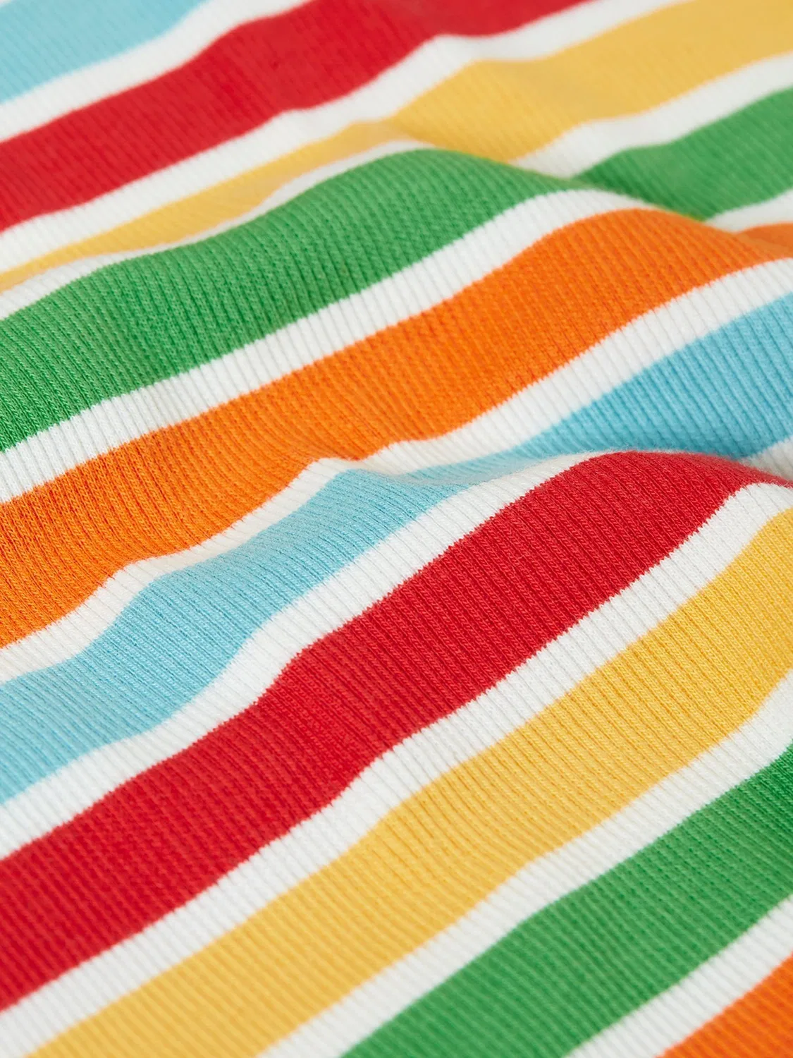 Футболка с длинным рукавом Frugi Rainbow Rib, синий — фото 4
