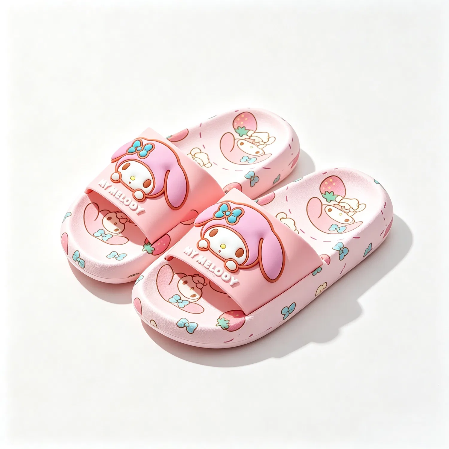 Детские тапочки для дома с принтом Hello Kitty Sanrio, Pink-Hello Kitty — фото 4