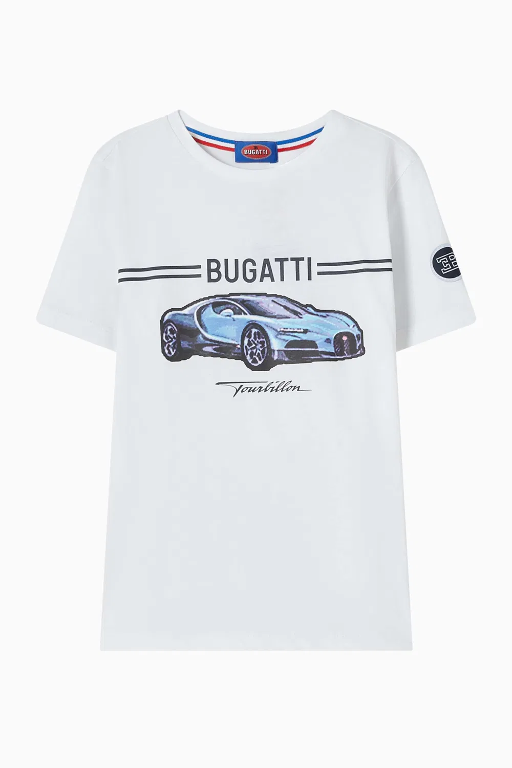 Футболка с логотипом Bugatti Junior, белый