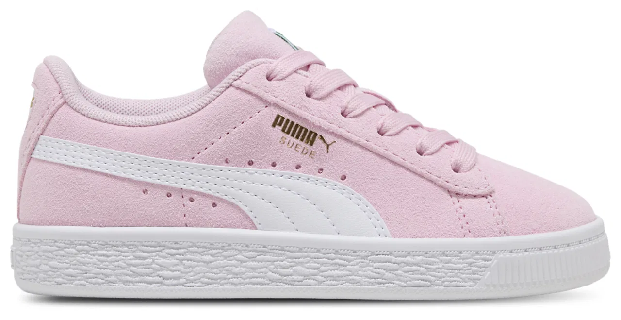 Кроссовки для девочек Suede Classic PUMA, цвет Pink Lady/Puma White
