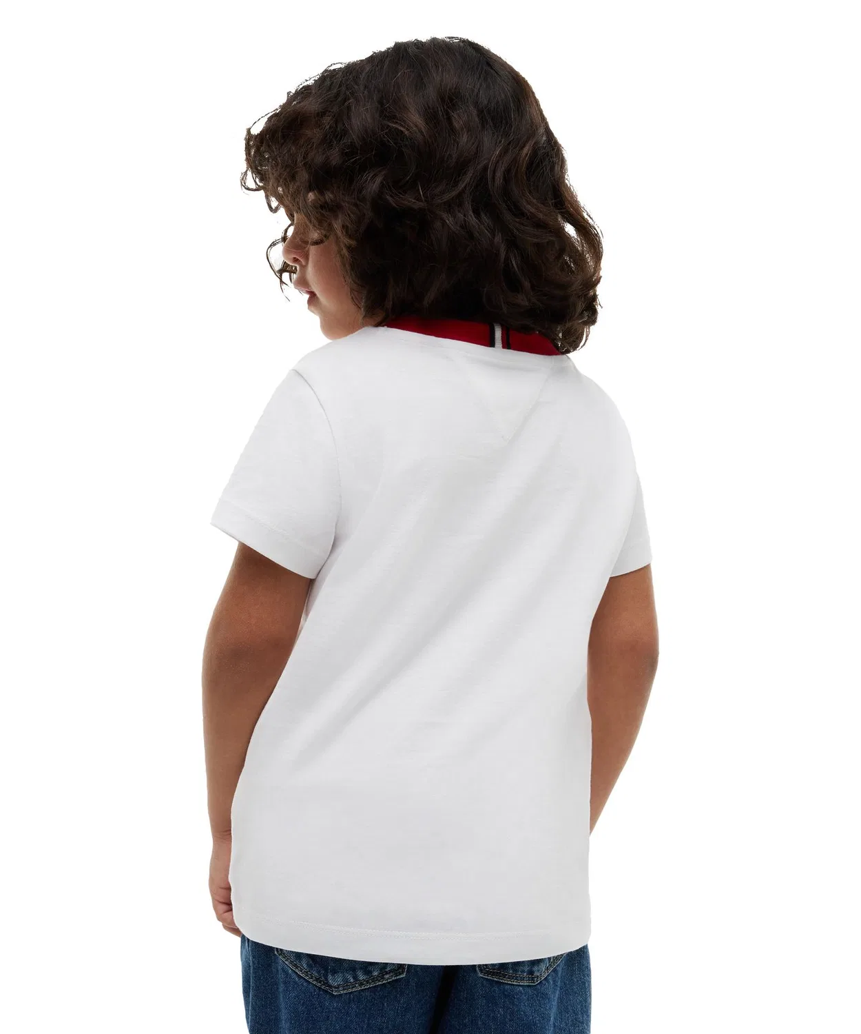 Детская футболка с принтом Tommy Crest TOMMY HILFIGER, White — фото 4