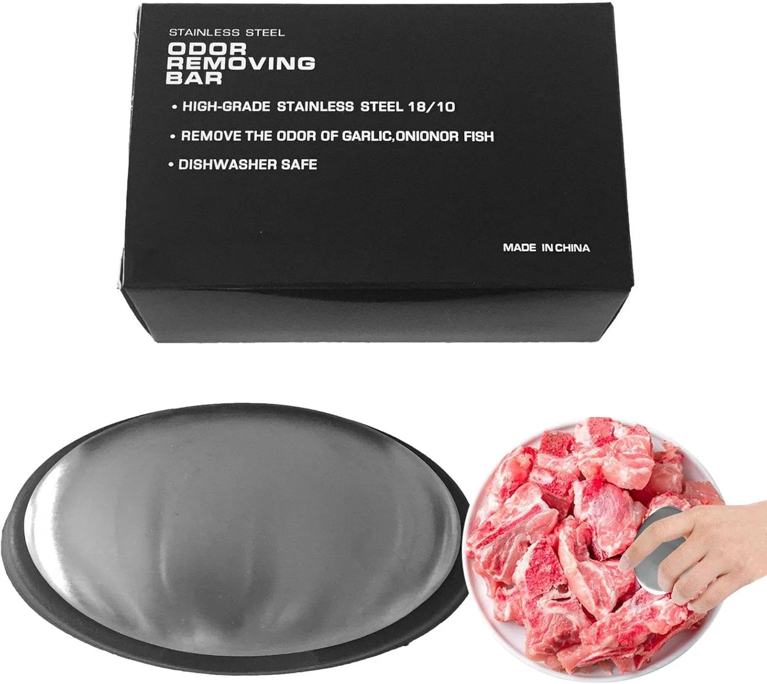 Мыло из нержавеющей стали, Овальное, Deodorizing Soap Bear, 50 г Generisch