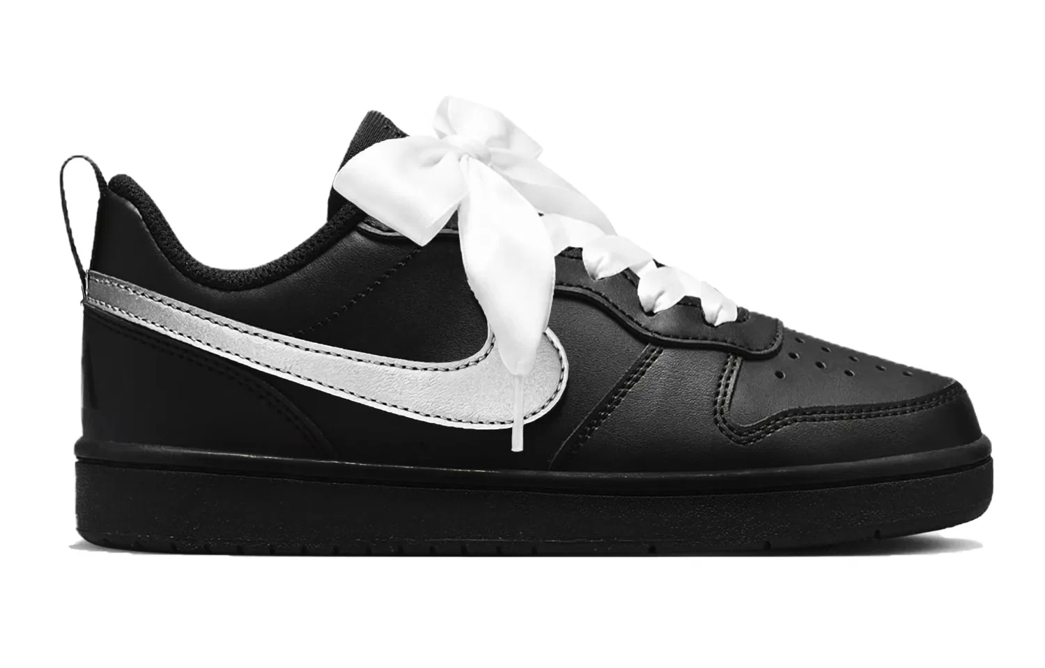 Детские кроссовки для скейтбординга Nike Court Borough 2, Black — фото 3