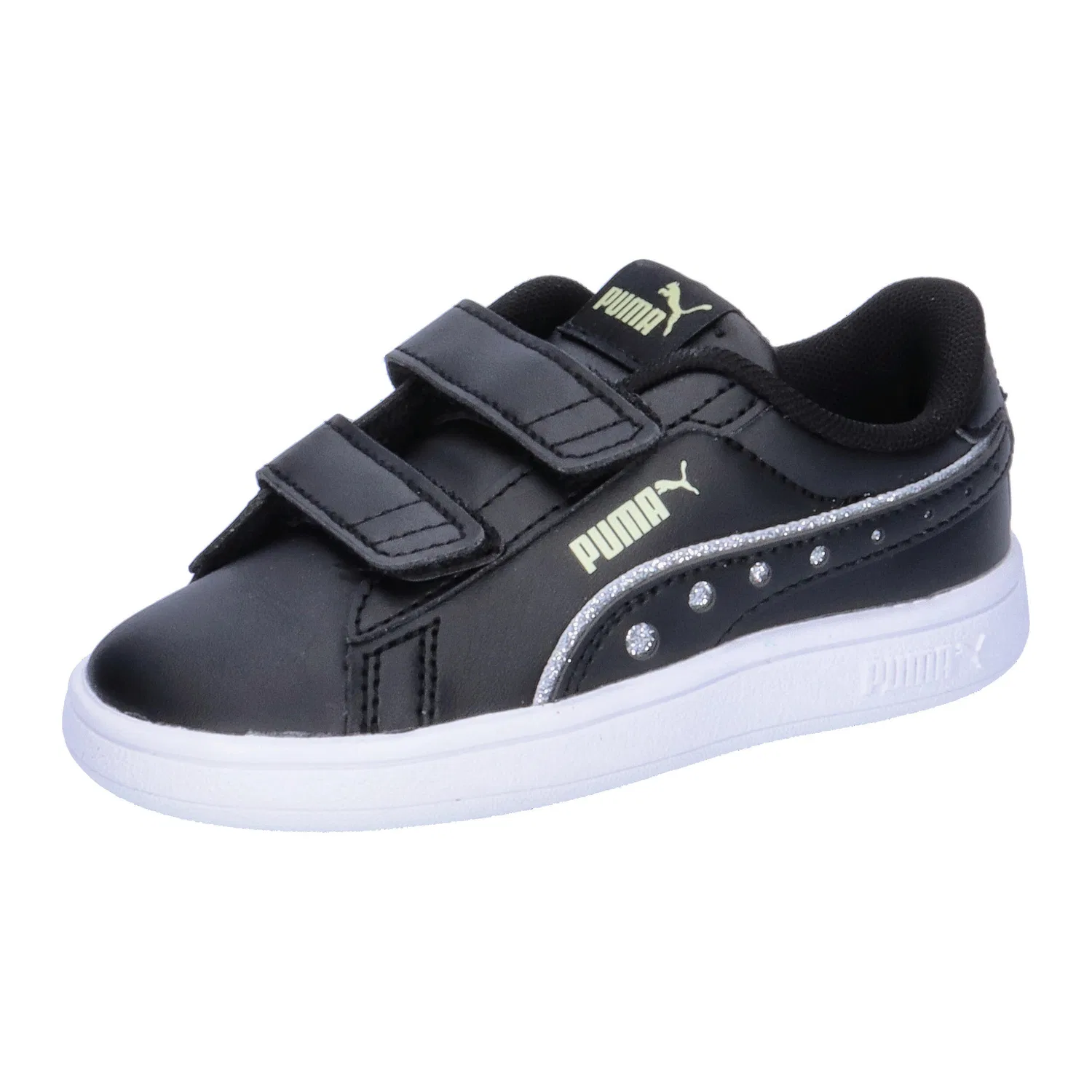 Детские кроссовки с принтом Smash 3.0 Dance Party Puma, Schwarz Silber