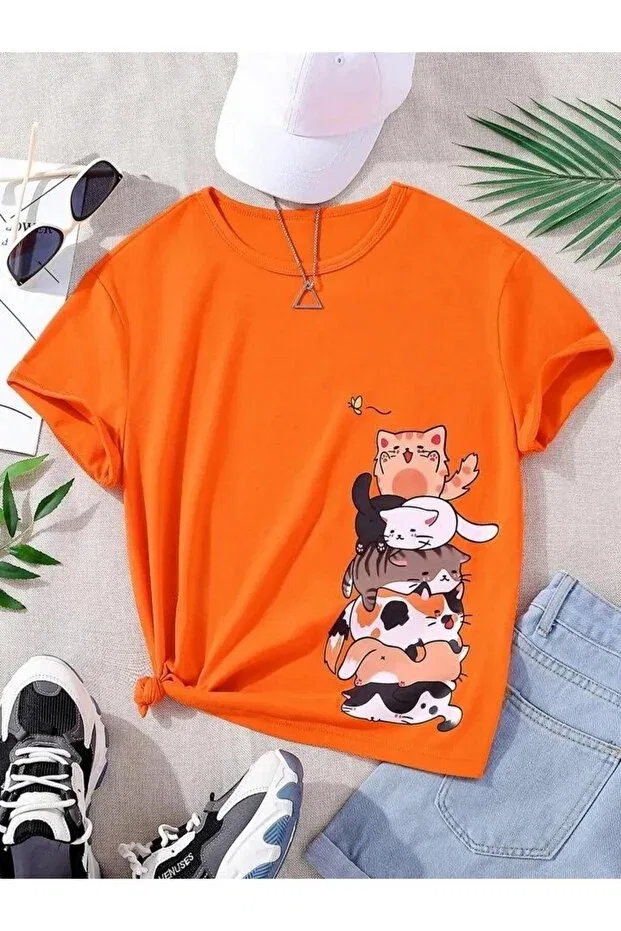 Детская футболка для мальчиков с принтом Daxis Sportwear Company, Orange