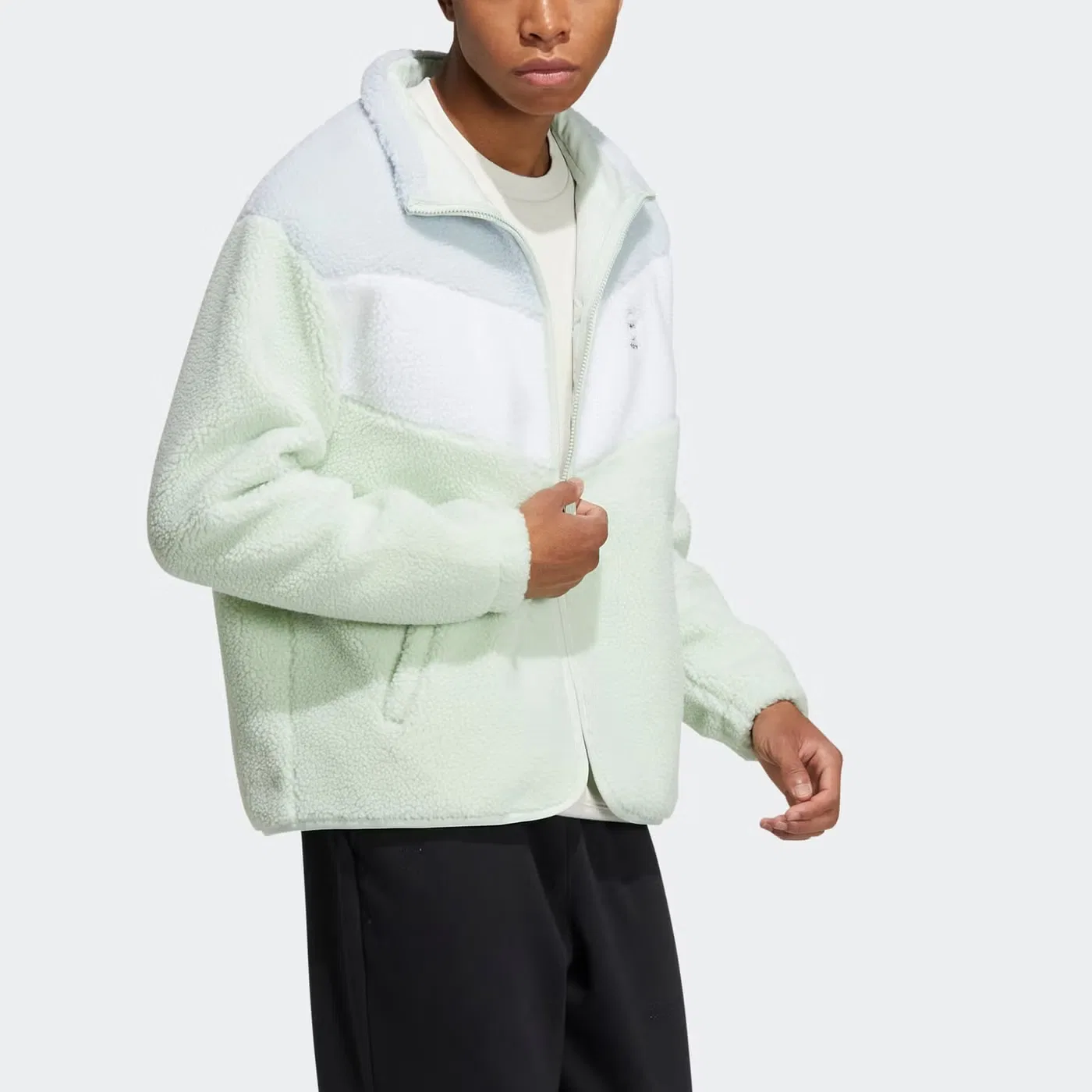 Куртка с принтом Neo Adidas, зеленый — фото 4