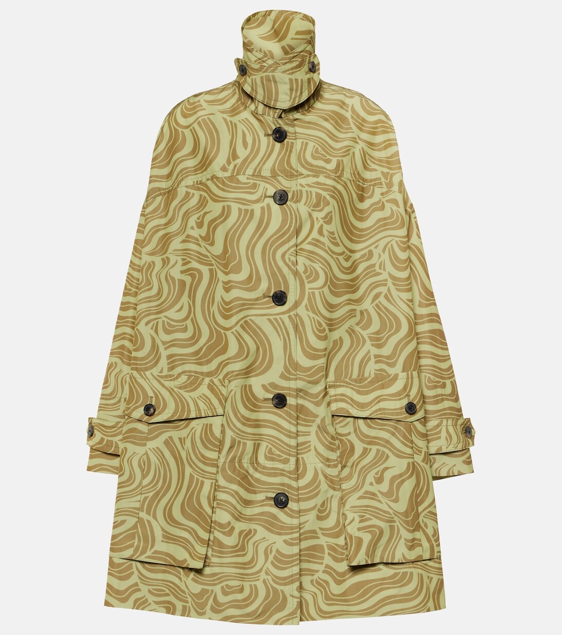 

Пальто с принтом Dries Van Noten, мультиколор