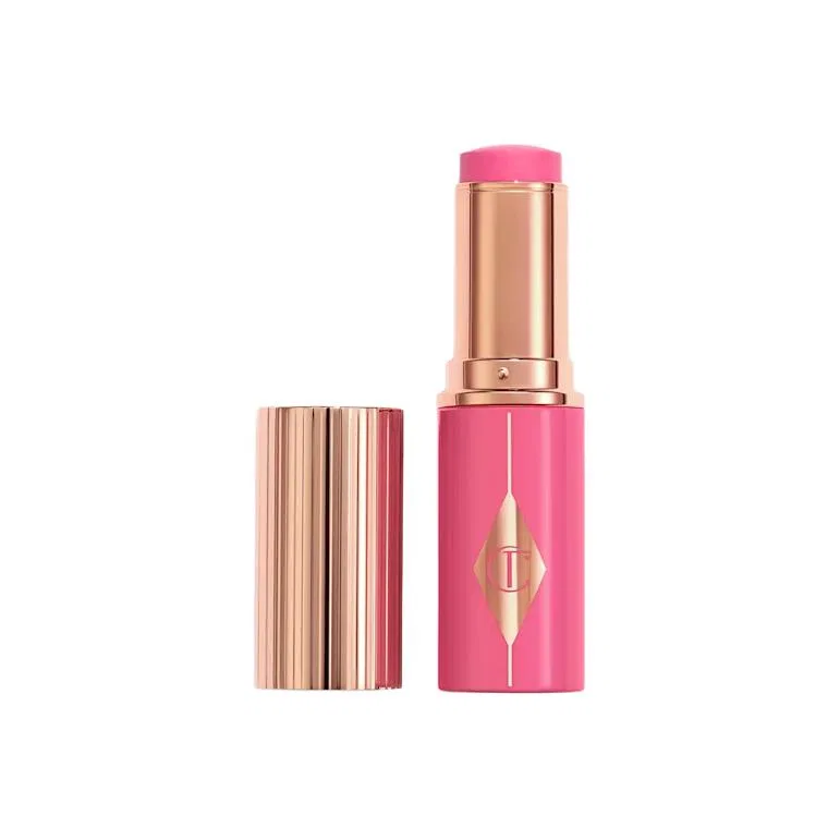 Женские румяна-стик с перламутровым сиянием Rosy Glow Apricot Pink, Charlotte Tilbury — фото 2