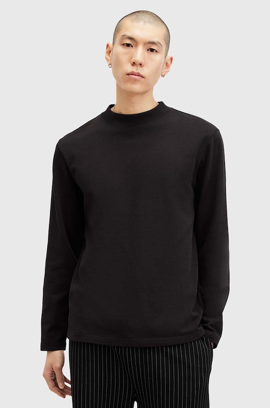 

Хлопковая толстовка NERO Allsaints, черный