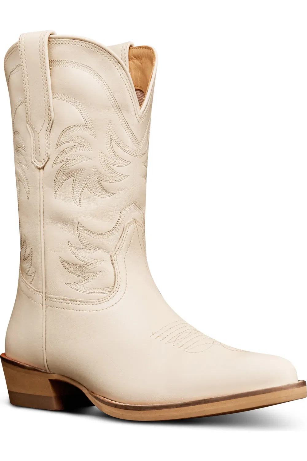 Детские ботинки казаки на Goodyear welt Annie Tecovas, Bone