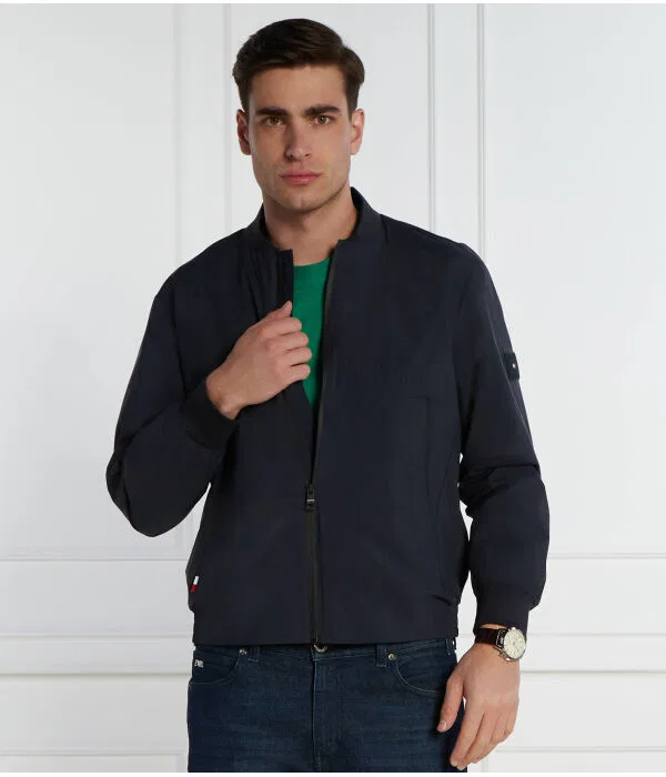 Мужская куртка-бомбер регулярного кроя Tommy Hilfiger, Blu Marino — фото 3