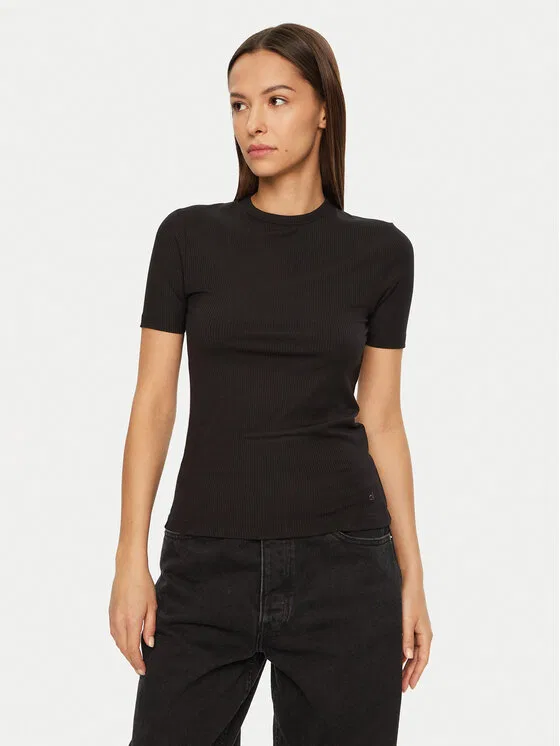 Футболка slim fit Calvin Klein, черный