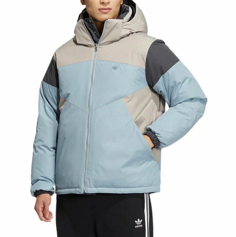 Мужской пуховик Adidas Originals Revers, голубой/темно-серый — фото 3
