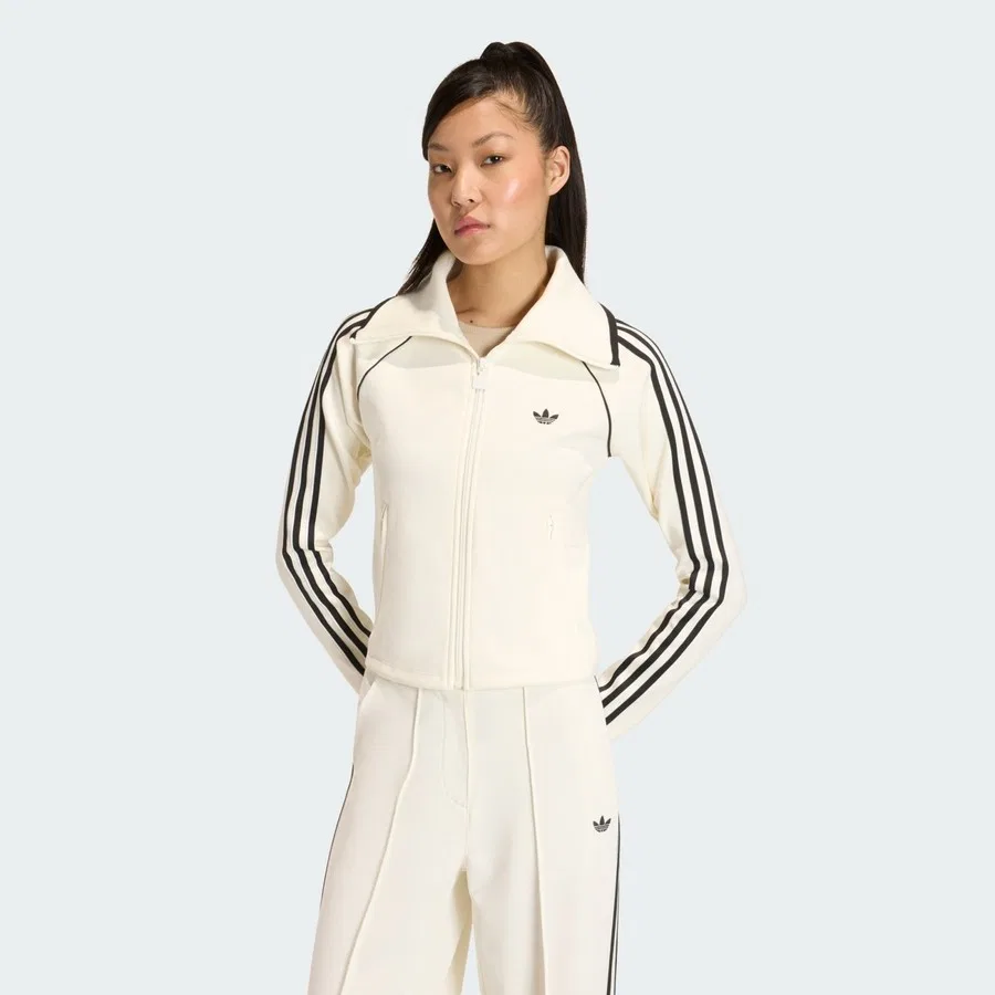 Детское спортивное олимпийское худи с длинным рукавом, модель Firebird, adidas, Белый