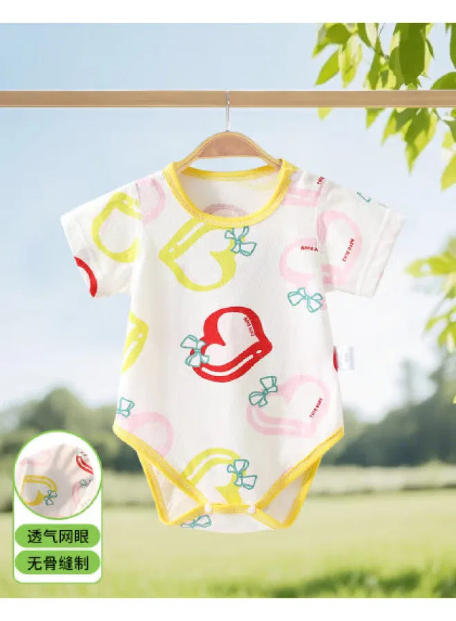 Боди-комбинезон хлопковый с коротким рукавом Bornbay, сердце