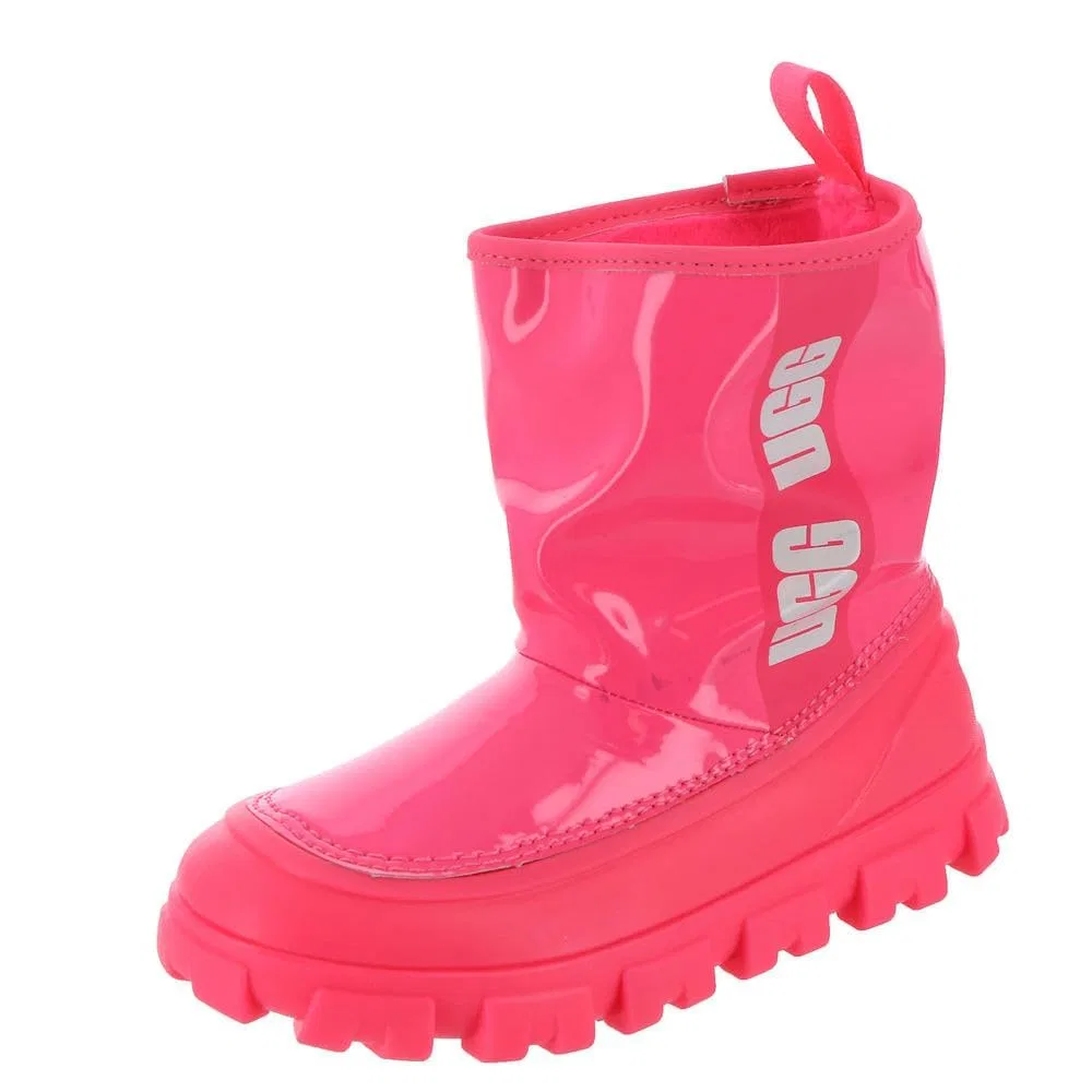 Детский для девочек дождевой сапог с водоотталкивающим покрытием K Classic Brellah Mini UGG, Super Coral