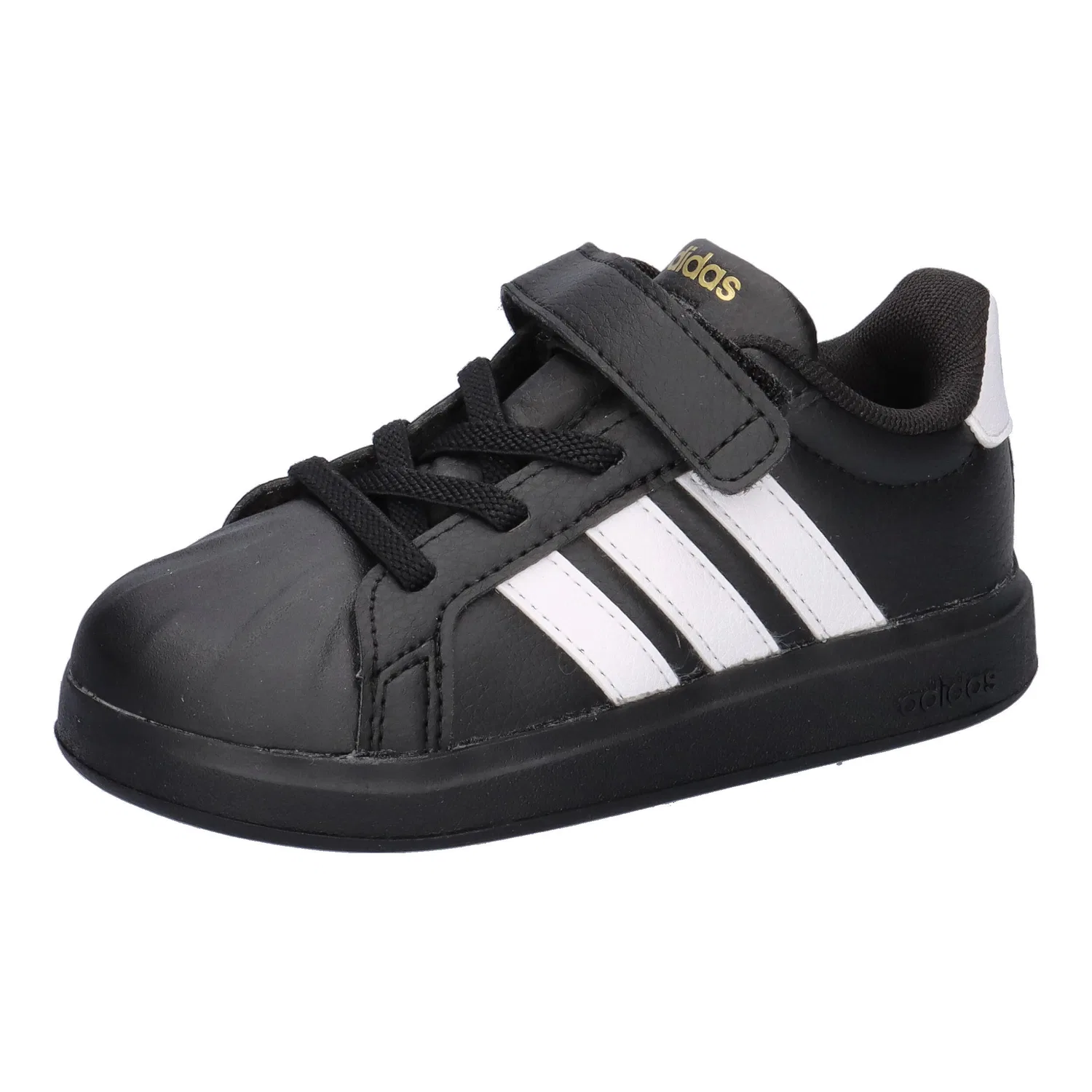 Детские кроссовки с липучками STREETTALK EL I Adidas, Schwarz Weiss Gold