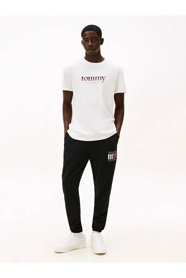 Мужские спортивные штаны с рисунком Tommy Hilfiger, Black