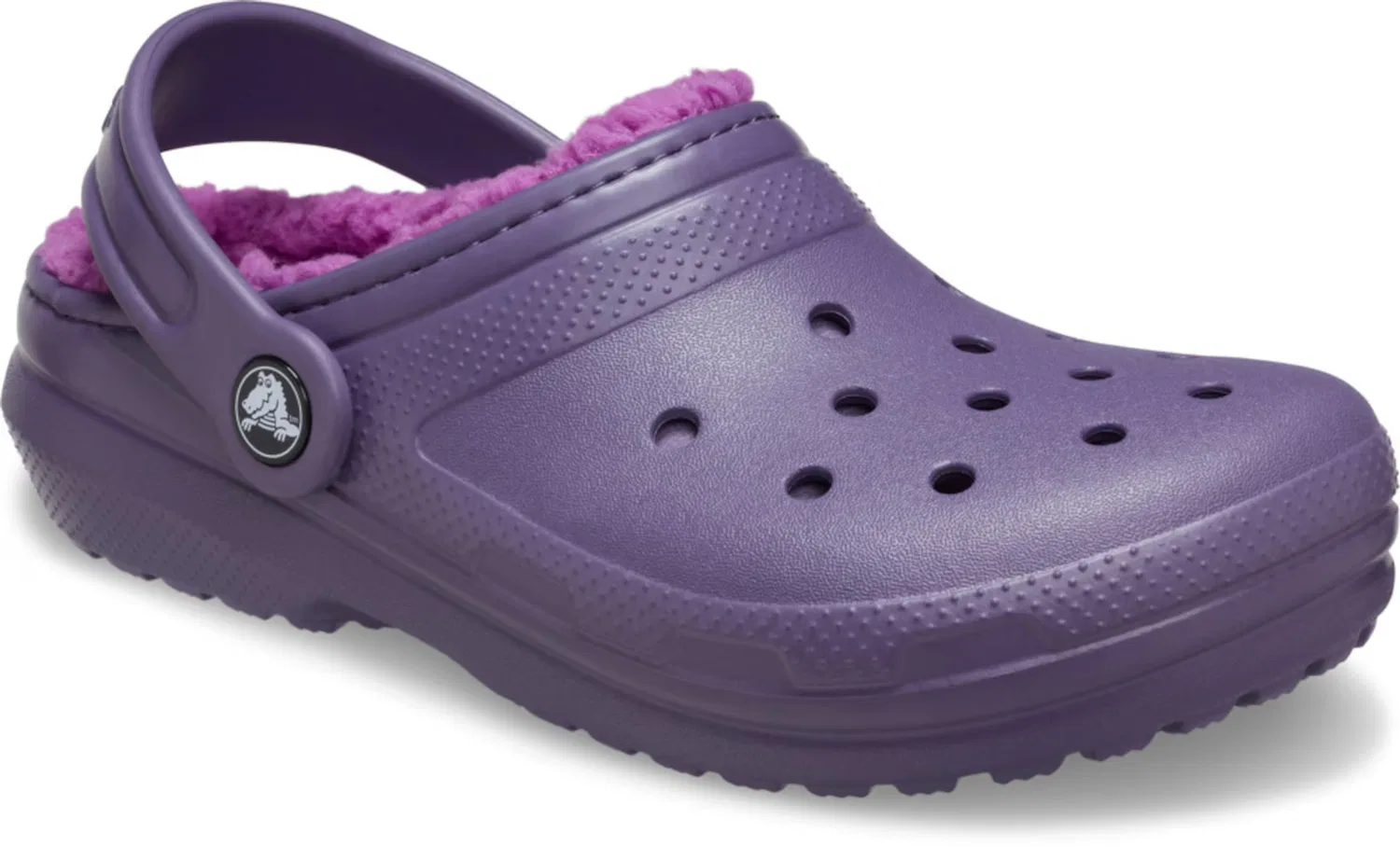 Сандалии Crocs фиолетового цвета